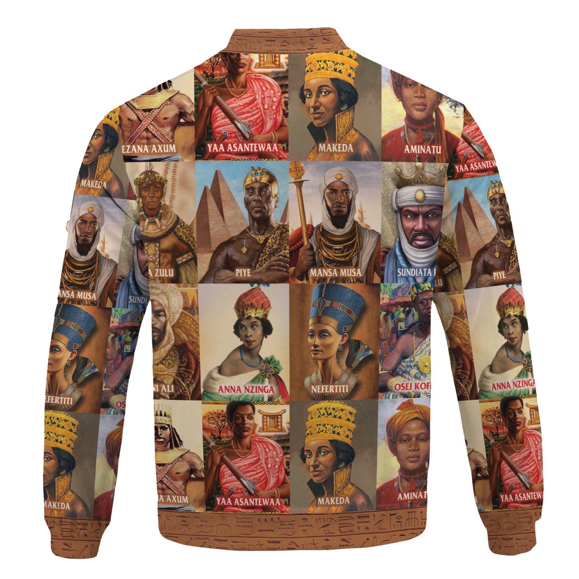 Ancient African Leaders Bomber Jacket Bomber Jacket Tianci 