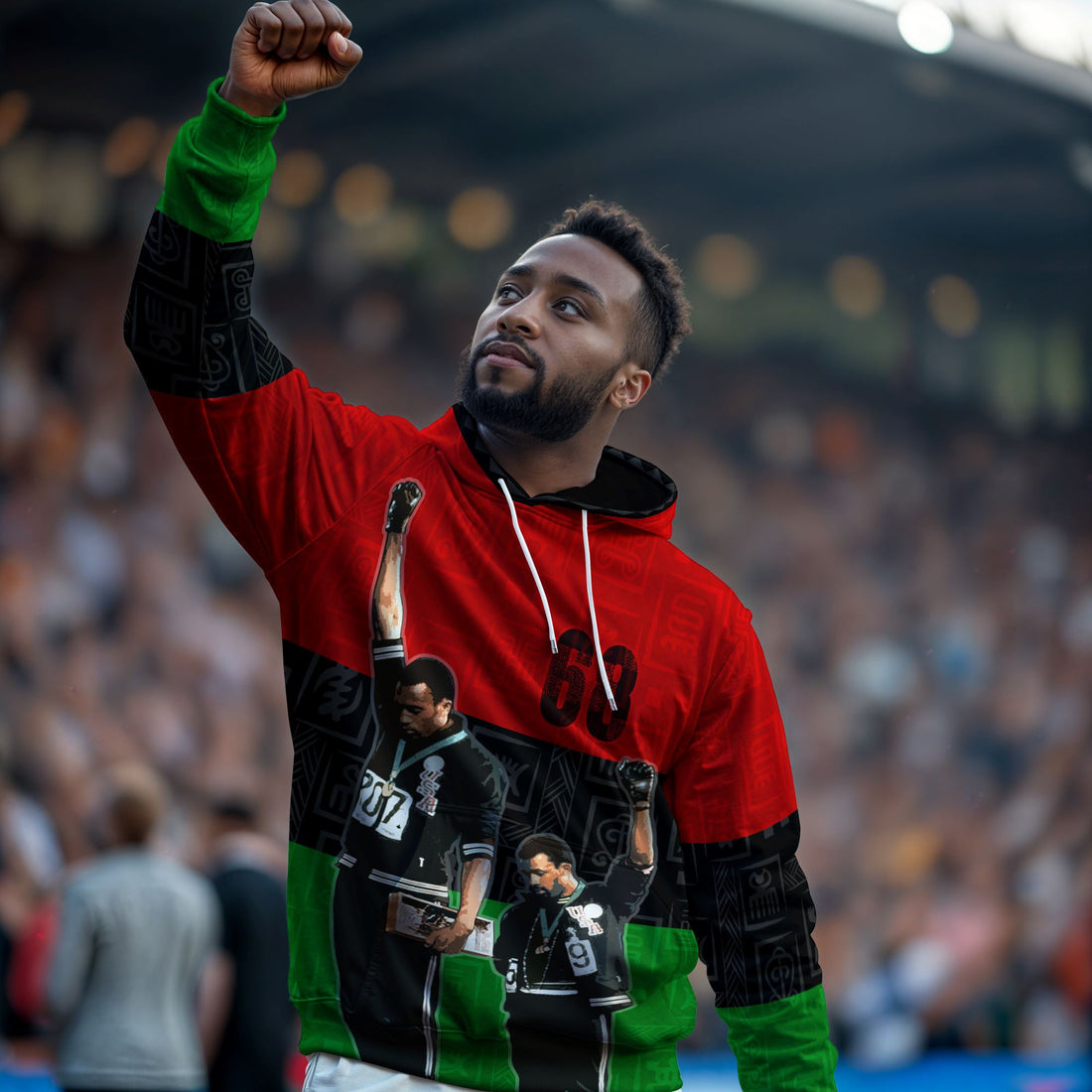 68 Olympics All-over Hoodie Hoodie Tianci Pullover S