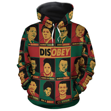 Disobey CRL All-over Hoodie Hoodie Tianci Pullover S