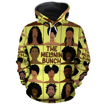 The Melanin Bunch All-over Hoodie Hoodie Tianci Pullover S