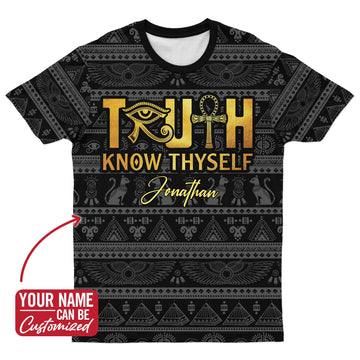 Truth Know Thyself T-shirt 2 AOP Tee Tianci