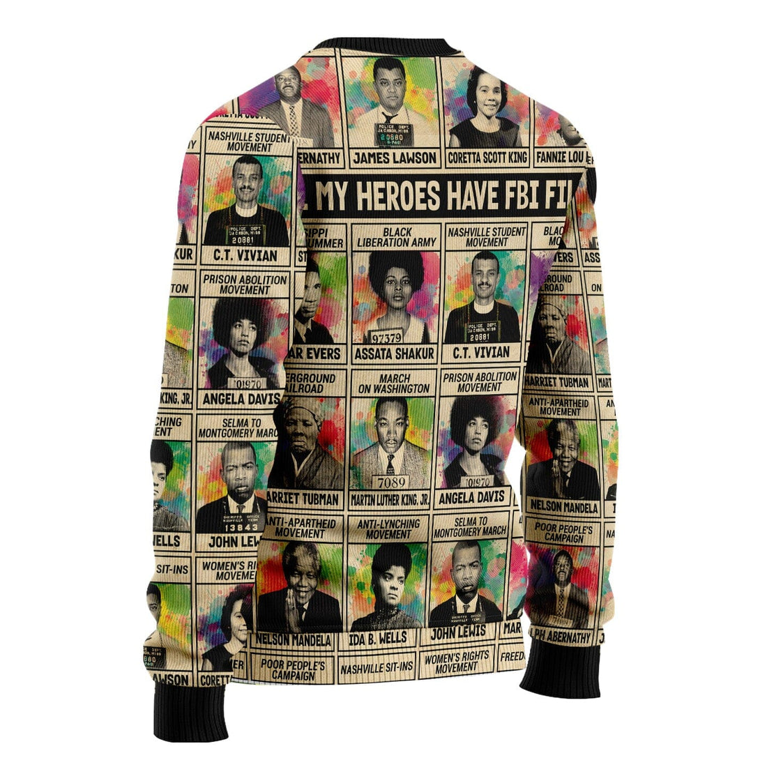 All My Heroes Have FBI Files Sweatshirt Sweatshirt Tianci