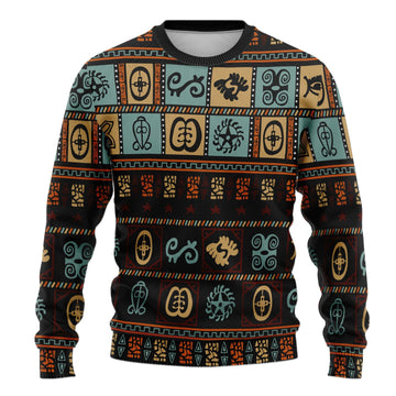 Vintage Adinkra Symbols Sweatshirt Sweatshirt Tianci