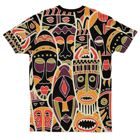 The Spirit Of Africa T-Shirt AOP Tee Tianci