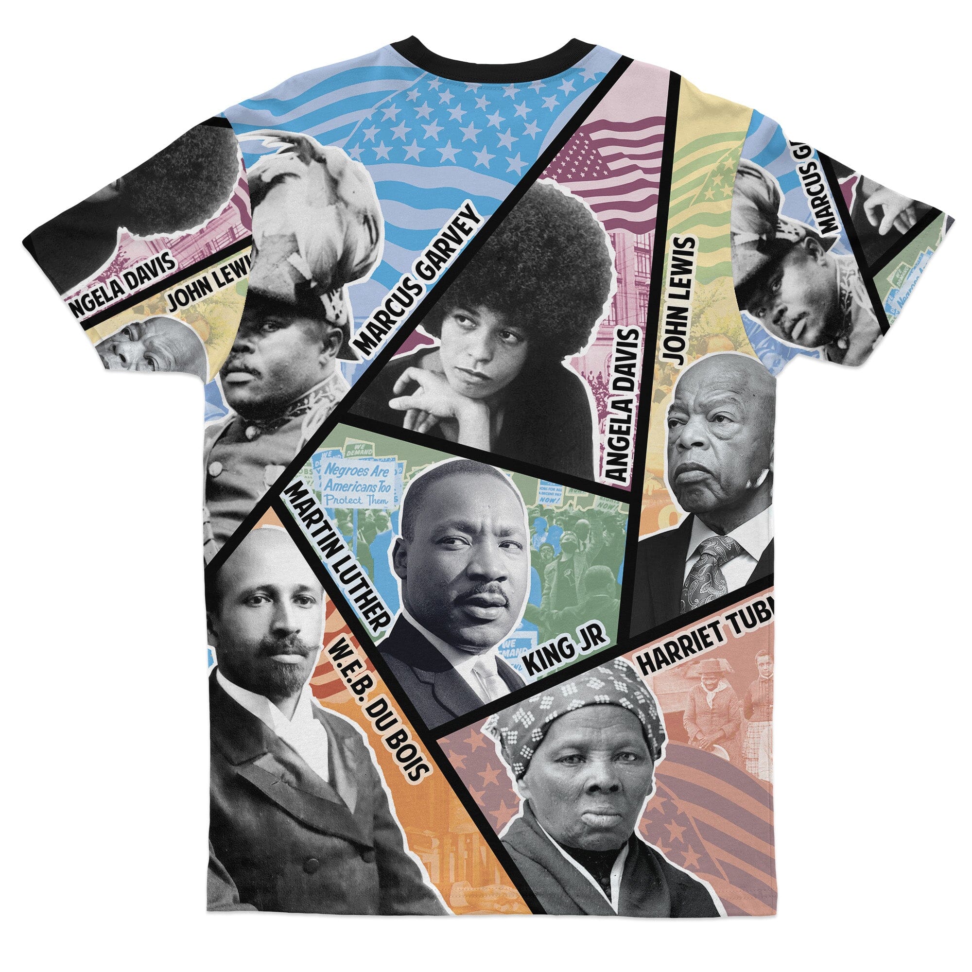 Civil Rights Icons T-shirt AOP Tee Tianci
