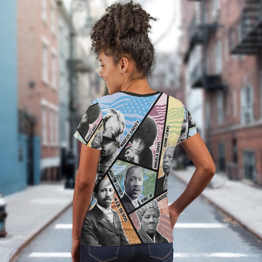 Civil Rights Icons T-shirt AOP Tee Tianci