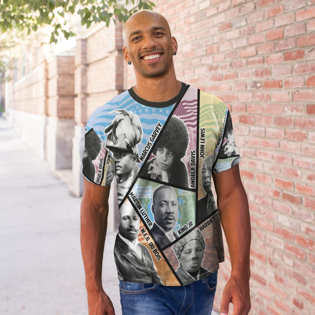 Civil Rights Icons T-shirt AOP Tee Tianci