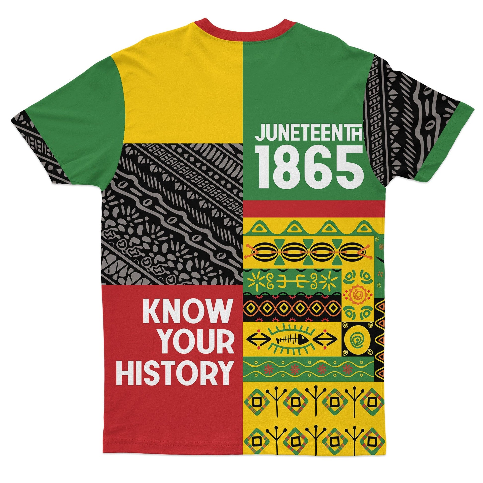Juneteenth Heritage T-shirt AOP Tee Tianci 