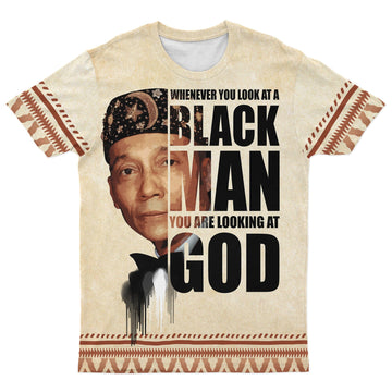 The Most Honorable Elijah Muhammad T-shirt AOP Tee Tianci