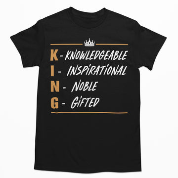 KING T-shirt Apparel Gearment 