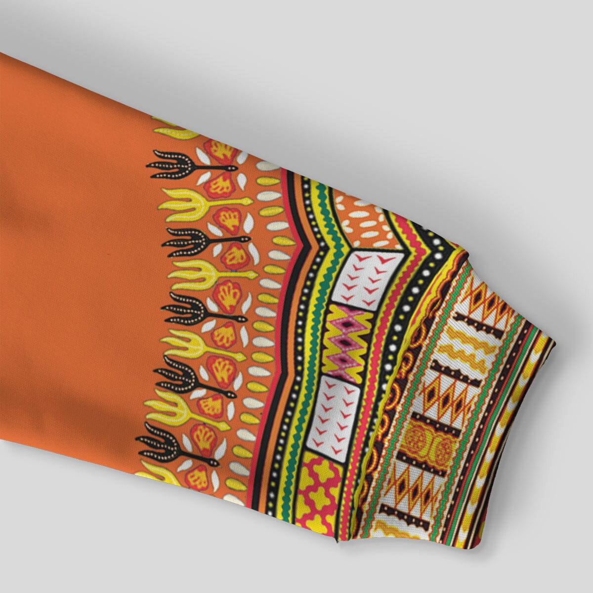 Printed Dashiki In Orange All-over Hoodie Hoodie Tianci
