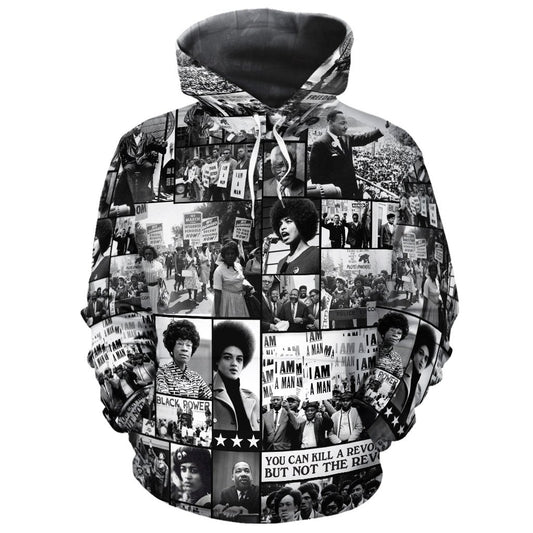 Black Power Images All-over Hoodie