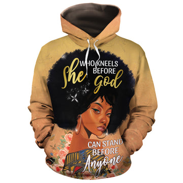 She Who Kneels Before God All-over Hoodie Hoodie Tianci Pullover S