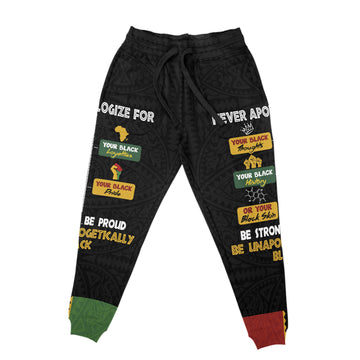 Never Apologize For Your Pride Joggers Joggers Tianci