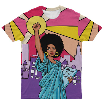 Know Thyself T-shirt AOP Tee Tianci