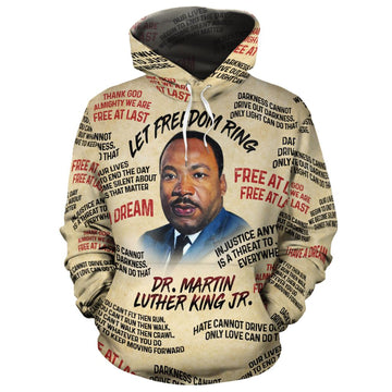 Martin Luther King The Leader 2 All-over Hoodie Hoodie Tianci