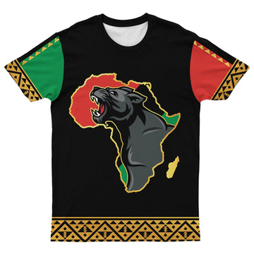 Panther Africa T-shirt AOP Tee Tianci