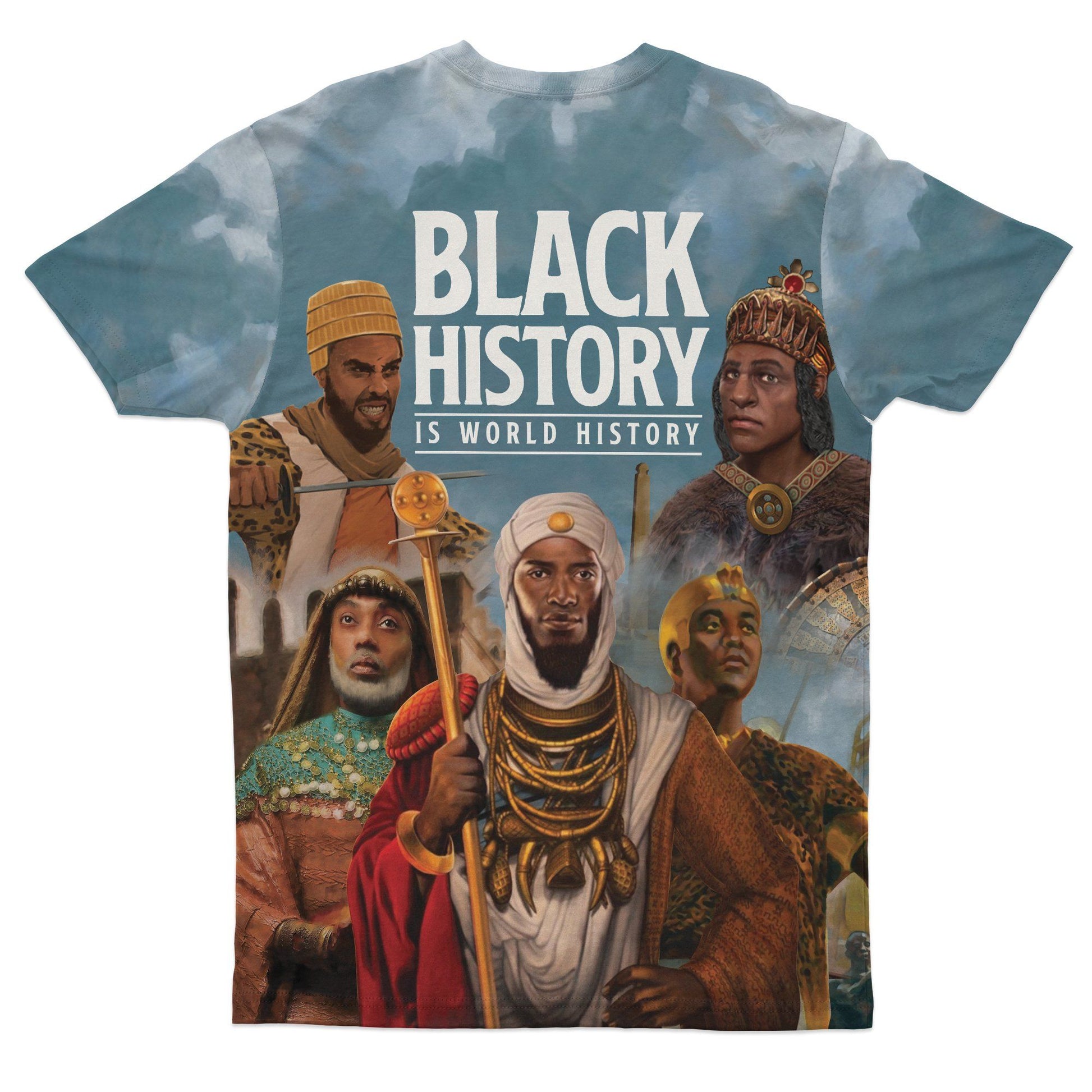 Black History Is World History T-shirt AOP Tee Tianci