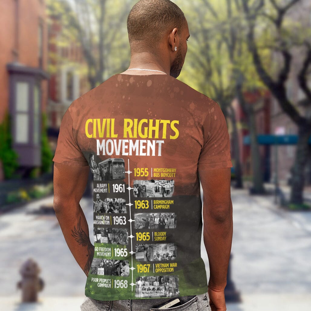 Civil Rights Movement T-shirt AOP Tee Tianci