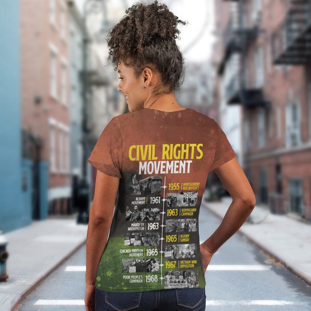 Civil Rights Movement T-shirt AOP Tee Tianci
