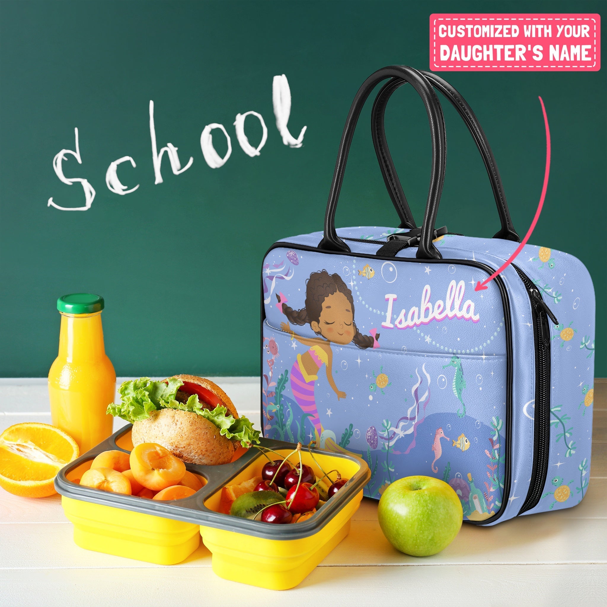 Kids Name Lunch Box, Personalized Lunch Box, Children's Lunch Box