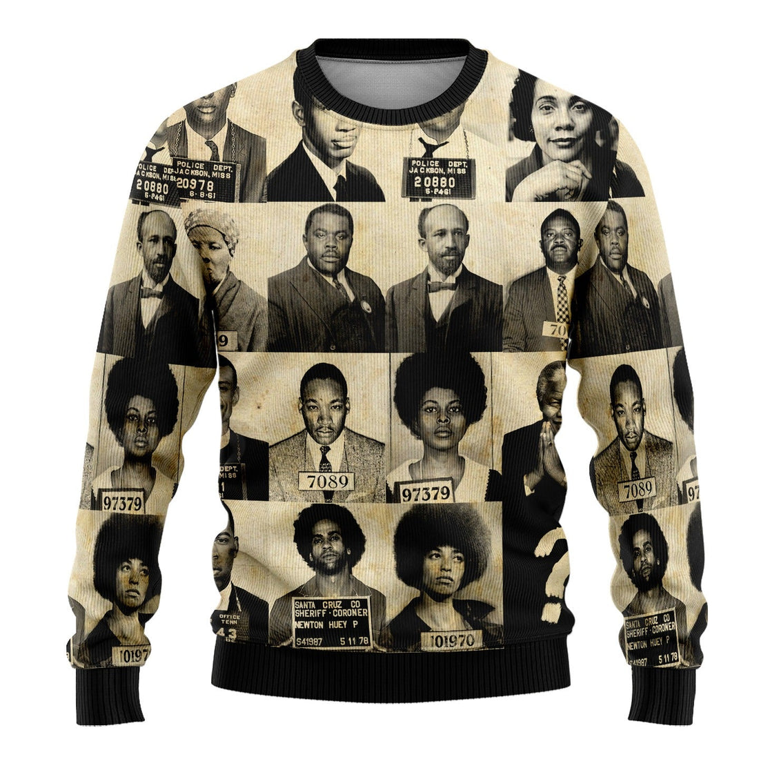 Civil Rights Leaders Wool Sweater Wool Sweater Tianci