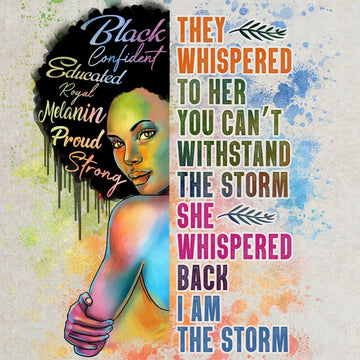 Black Girl: I Am The Storm Design