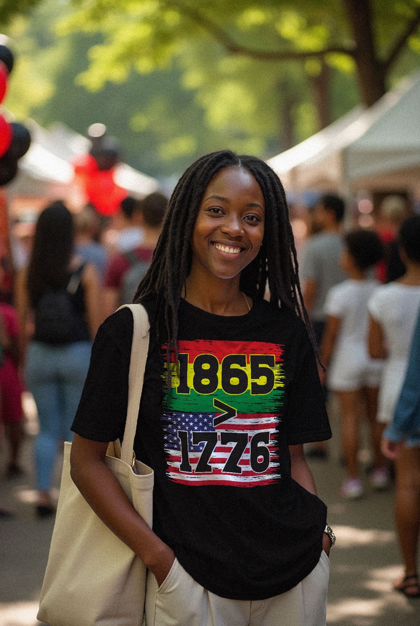 1865 > 1776 Juneteenth T-shirt Apparel Gearment 
