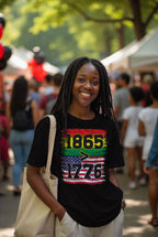 1865 > 1776 Juneteenth T-shirt Apparel Gearment 