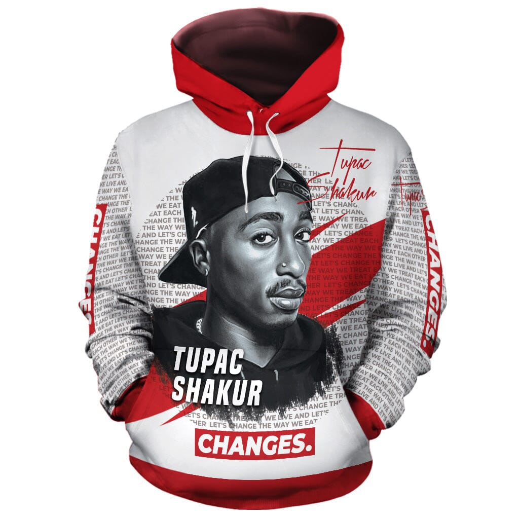 Tupac Change Hoodie and Joggers Set Hoodie Joggers Set Tianci 