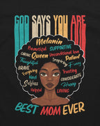God Says You Are Best Mom Ever T-shirt Apparel Gearment 