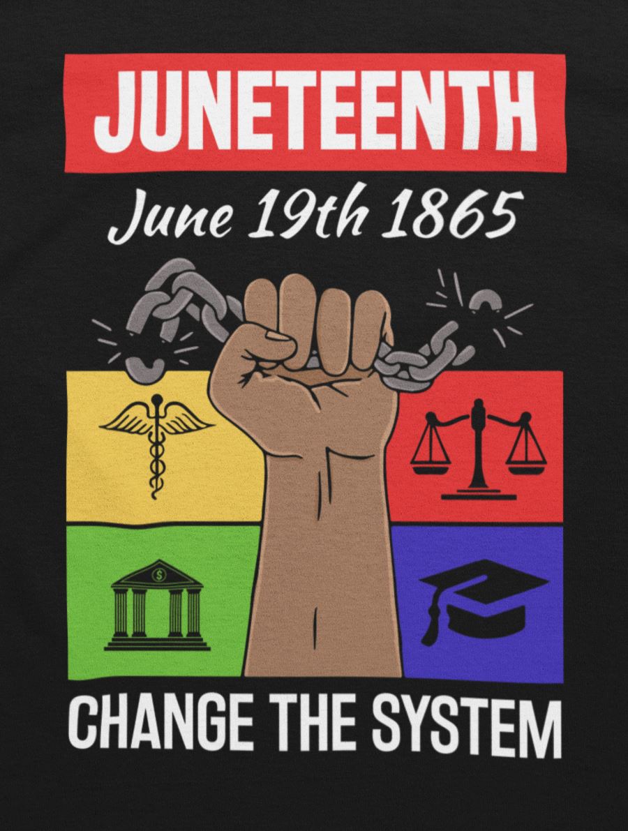 Juneteenth Justice T-Shirt Apparel Gearment 