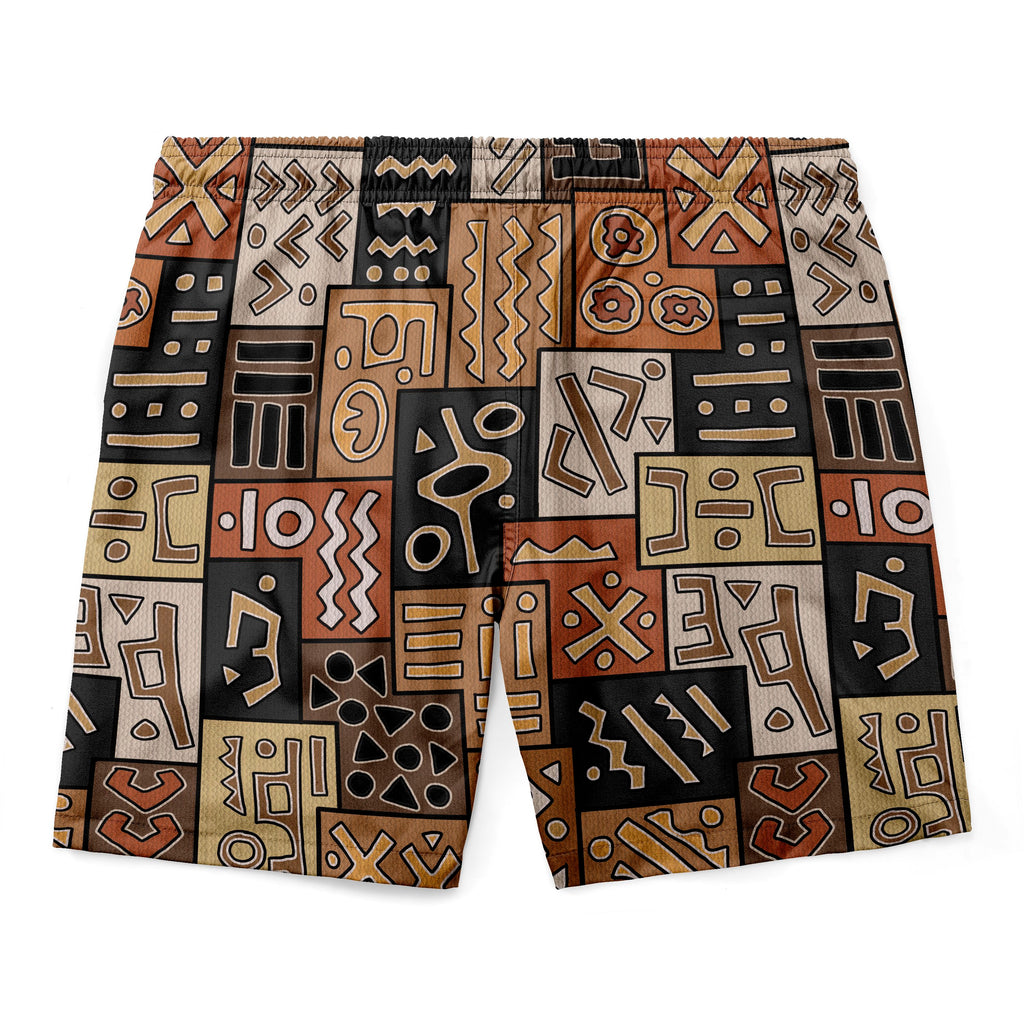 Mudcloth Mosaic Hawaiian Shirt And Shorts Set Hawaiian Shirt And Shorts Set Tianci 