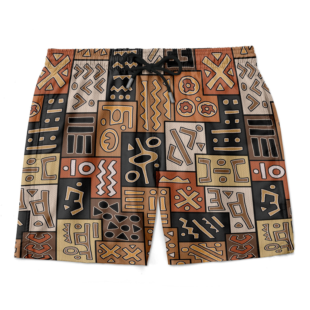 African Pattern Shorts Shorts Tianci 