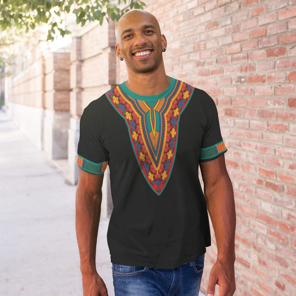 African-Inspired Patterns Printed T-shirt AOP Tee Tianci 