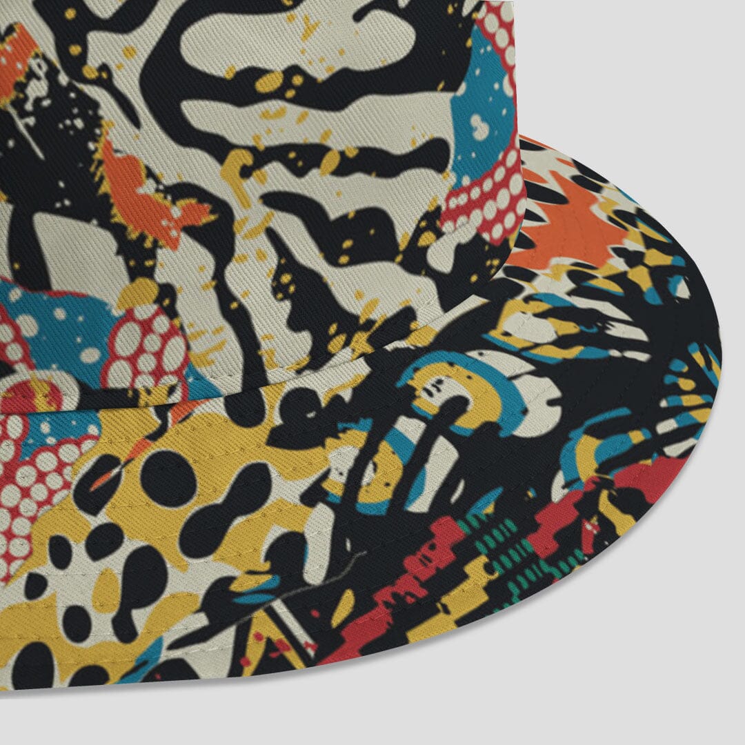 African Patchwork 2 Collage Bucket Hat Bucket Hat Tianci 