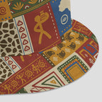 African Patterns Collage Bucket Hat Bucket Hat Tianci 