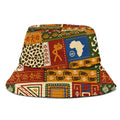 African Patterns Collage Bucket Hat Bucket Hat Tianci 