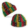 African Symbols In Pan African Colors Beanie Hat Beanie Hat Tianci 