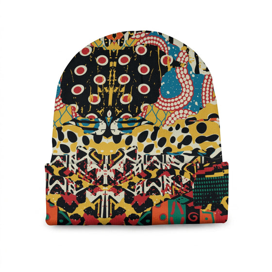 African Patchwork 2 Beanie Hat Beanie Hat Tianci