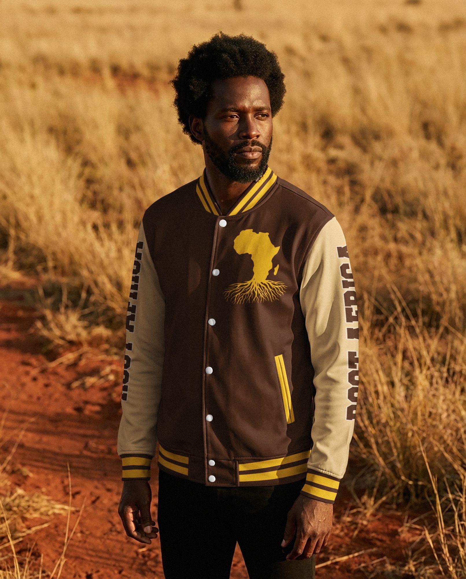 Root Africa Baseball Jacket Baseball Jacket Zootop Bear 