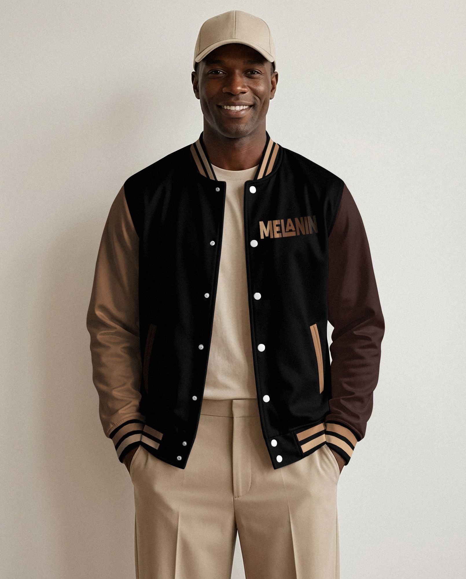 Melanin Every Shade Slays Baseball Jacket Baseball Jacket Zootop Bear 