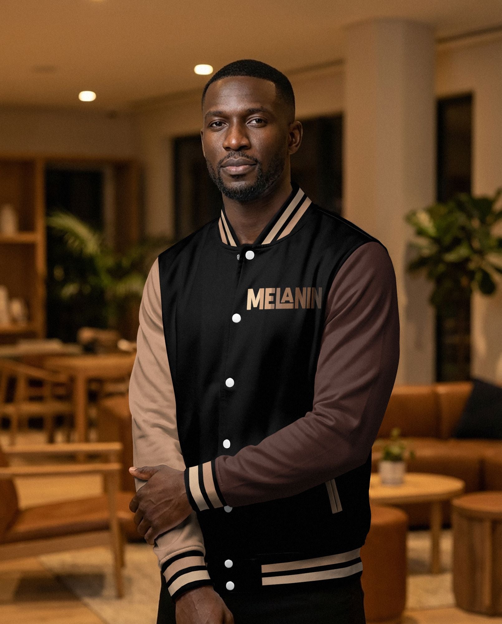 Melanin Every Shade Slays Baseball Jacket Baseball Jacket Zootop Bear 