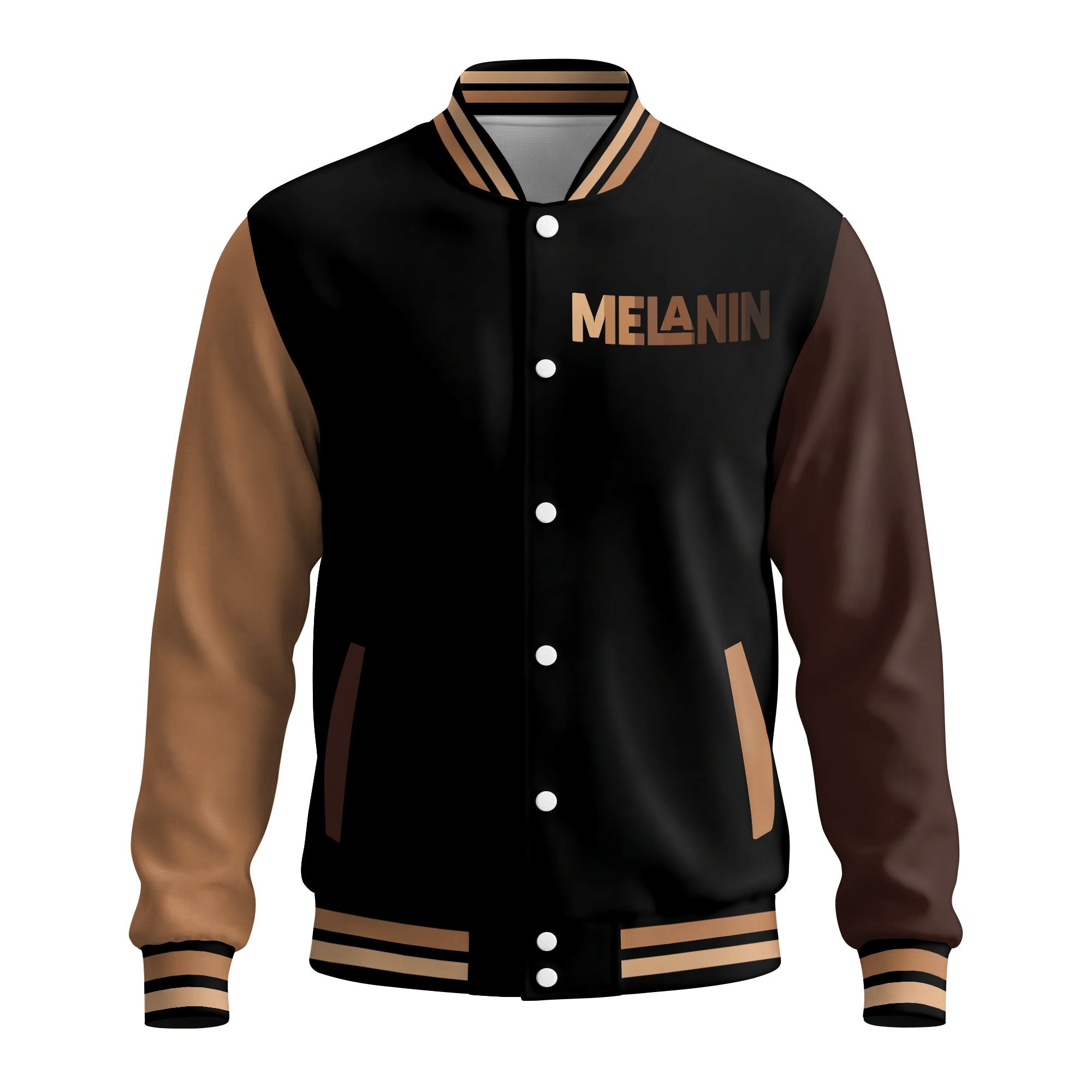 Melanin Every Shade Slays Baseball Jacket Baseball Jacket Zootop Bear S 