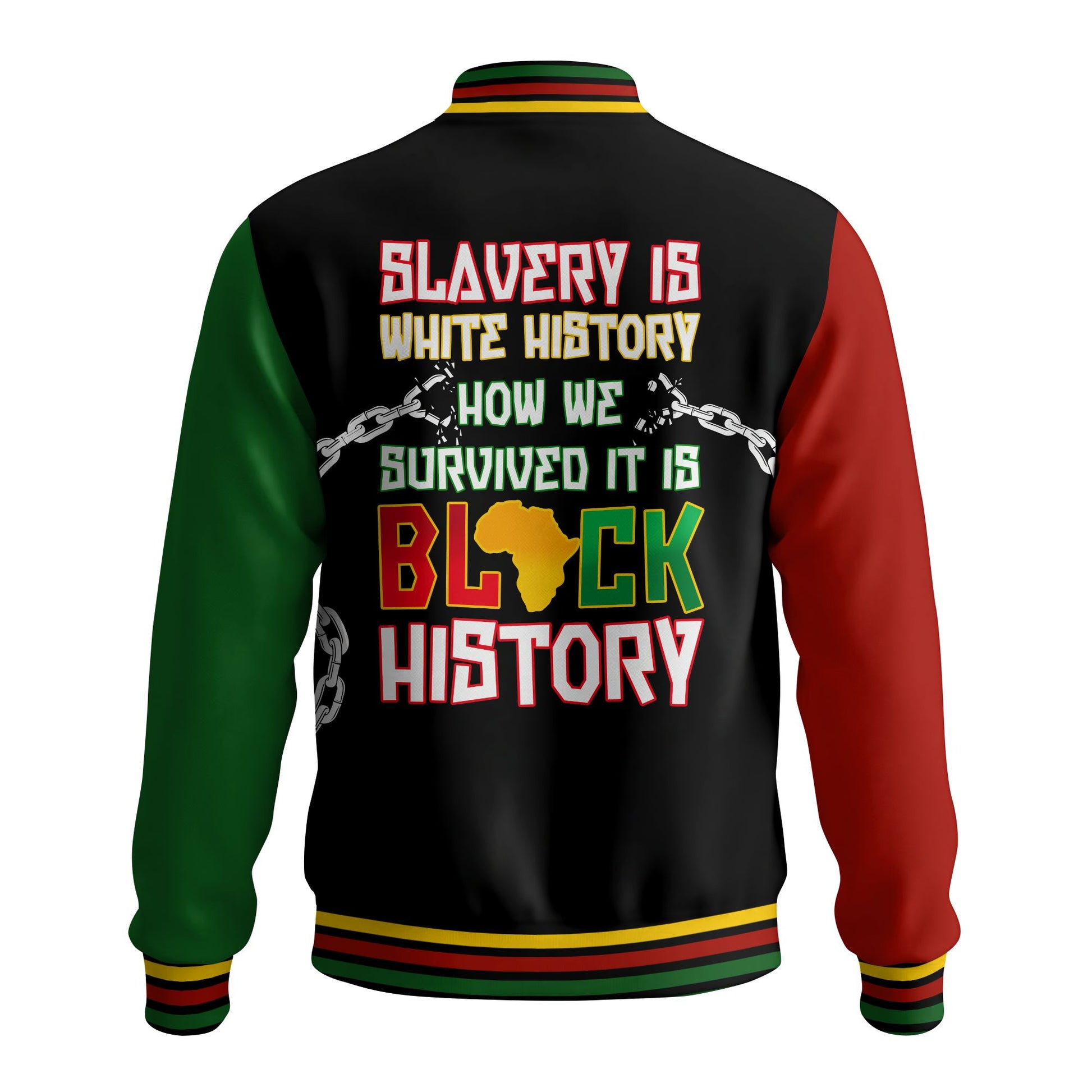 Slavery Is White History Baseball Jacket Baseball Jacket Zootop Bear 