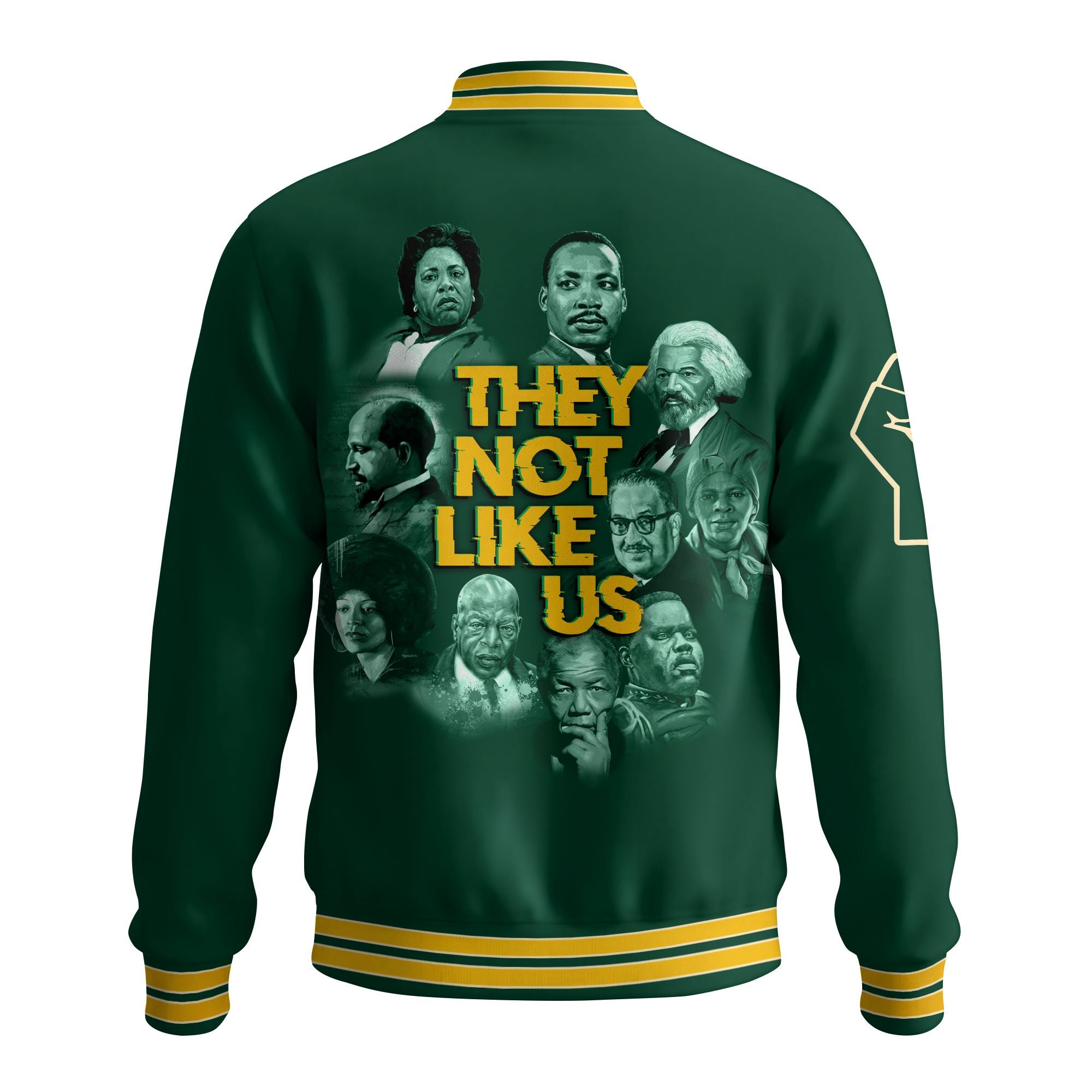 They Not Like Us Baseball Jacket Baseball Jacket Zootop Bear 