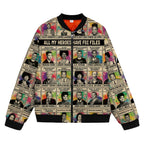 All My Heroes Have FBI Files Bomber Jacket Bomber Jacket Version 2 Zootop Bear 