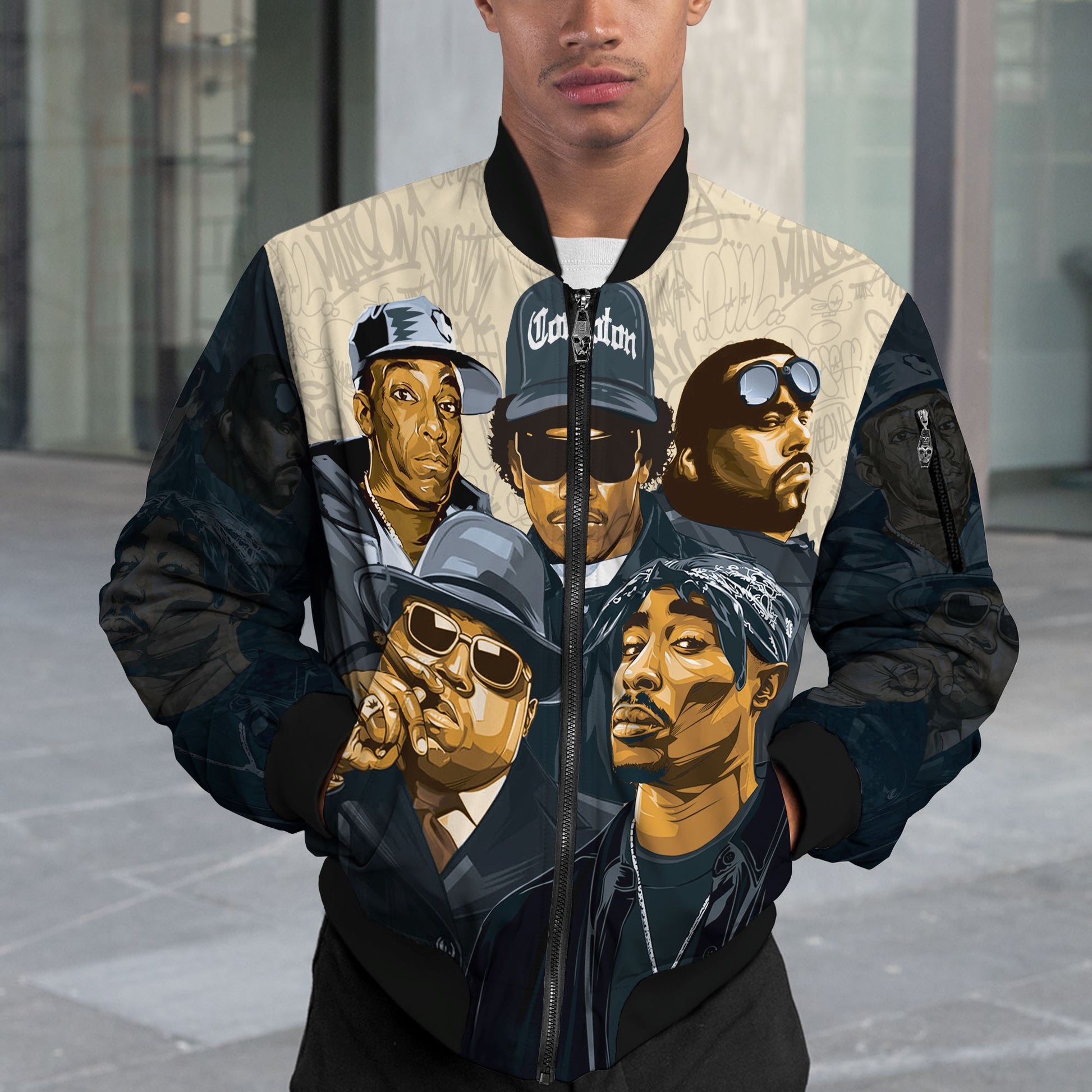 Hip Hop Legends 2 Bomber Jacket Bomber Jacket Version 2 Zootop Bear 