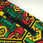 Hexagon African Patterns in Pan-African Colors Bomber Jacket Bomber Jacket Version 2 Zootop Bear 