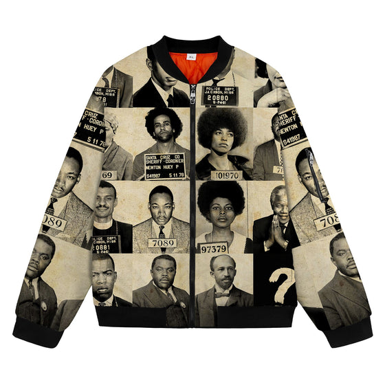 Civil Rights Leaders Bomber Jacket Bomber Jacket Version 2 Zootop Bear